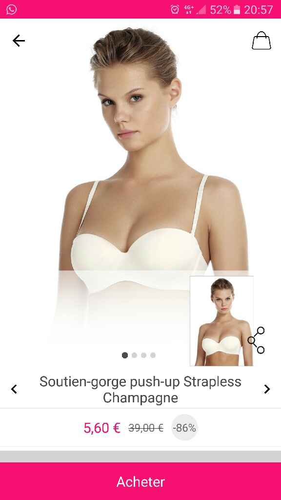Soutien gorge petite poitrine - 1