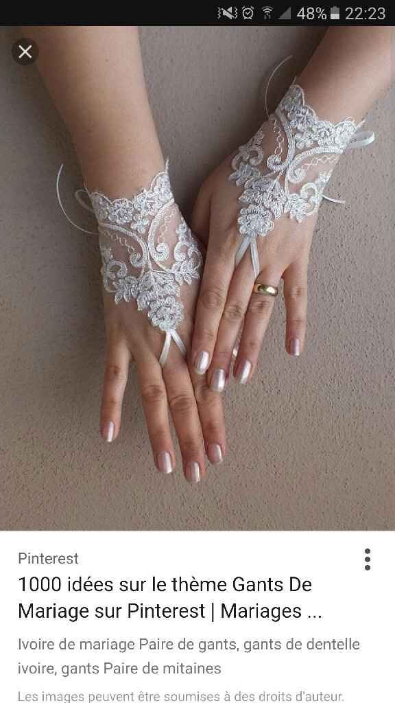 Les gants de la mariée : pour ou contre ? - 1