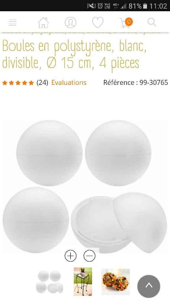 Une mariée avait posté pour des boules en polystyrène pas cher..... - 1