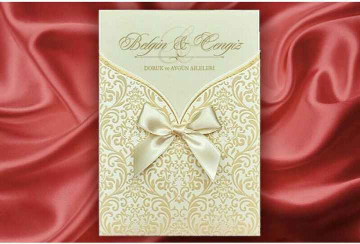 Inspiration mariage doré: faire part - 18