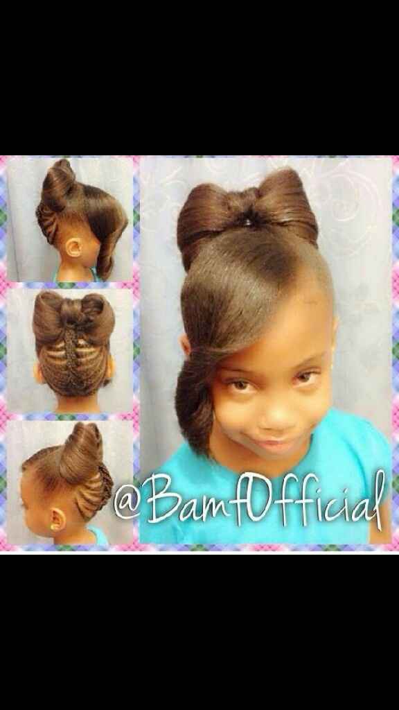 Idée coiffure petite princesse de couleur - 20