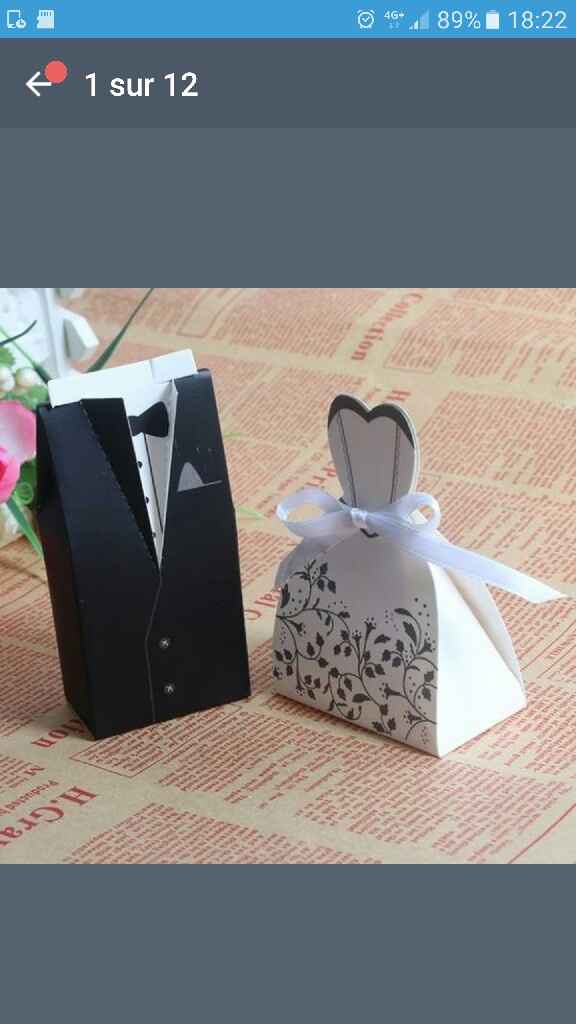 Dans quoi mettre les dragées - 1