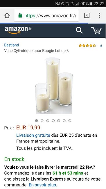 Vase deco de table - 1