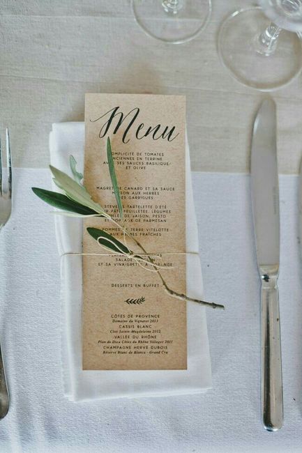 Marque place menu vous avez choisis quoi - 1