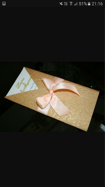 Inspiration mariage doré: faire part - 9