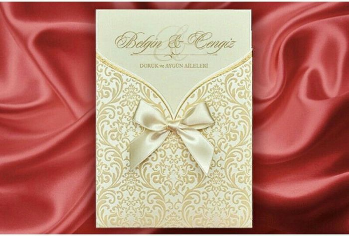 Inspiration mariage doré: faire part - 18