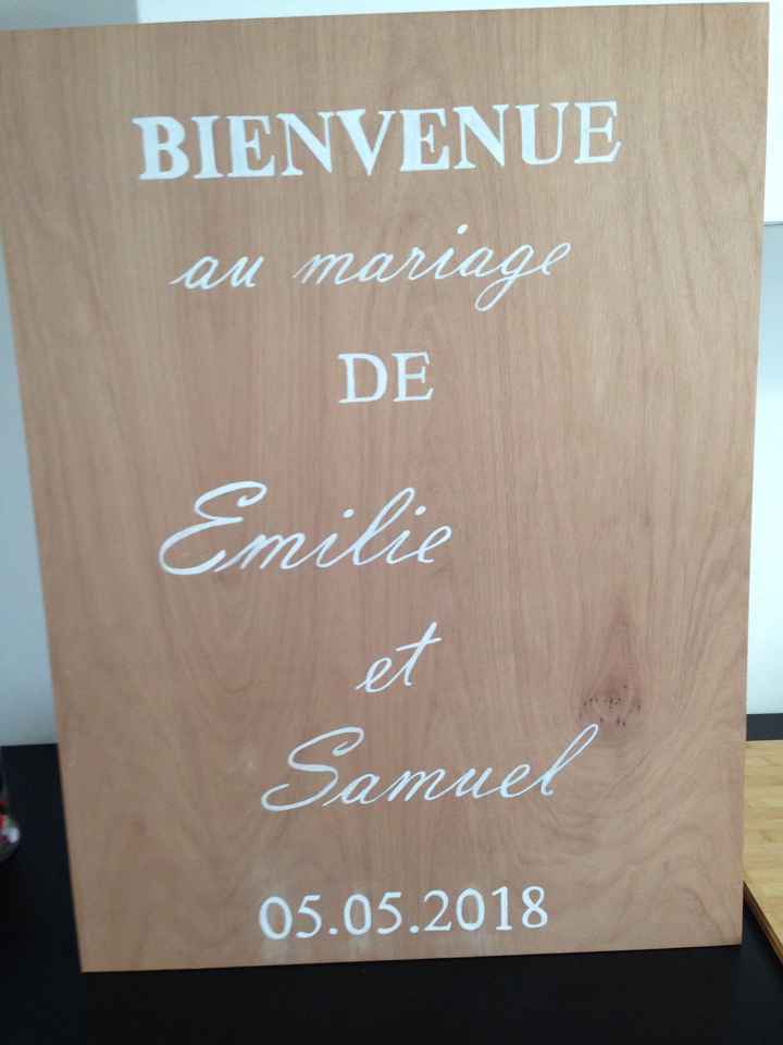  Mon panneau de bienvenue - 1
