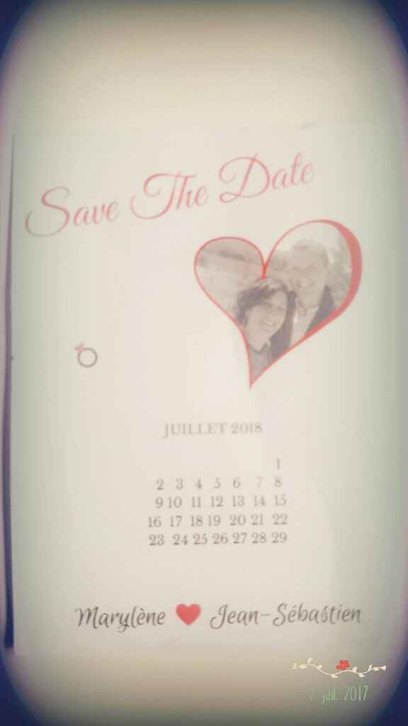 Save the date fini - 1