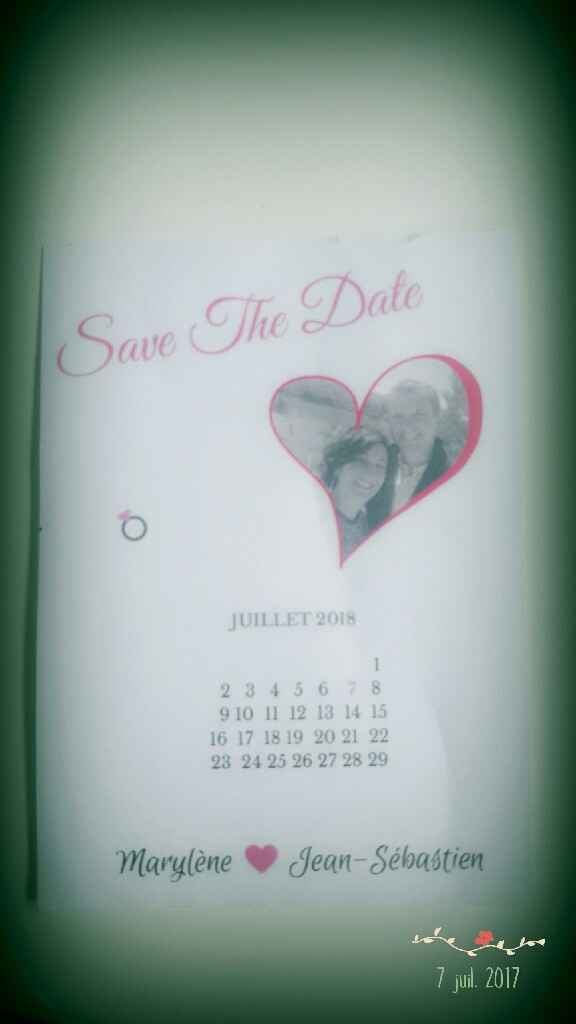 Save the date diy - 1