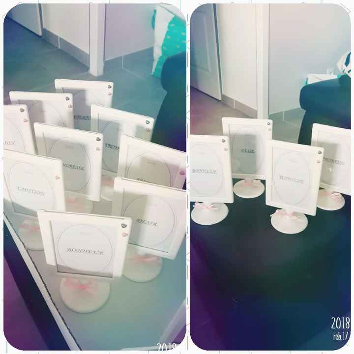  diy ..  Urne Coeur et Menu....!!! - 2
