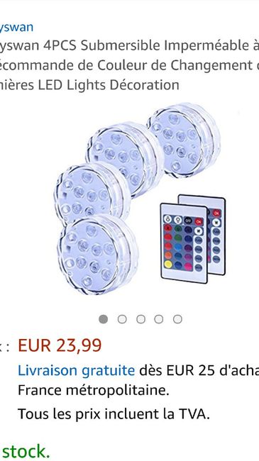 Vases martini perles d'eau et led submersibles ?! - 2