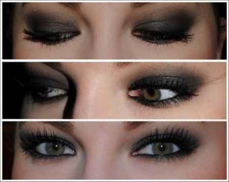 Smoky eyes black