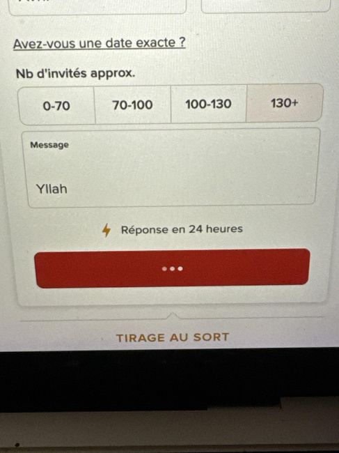 Impossible de contacter les prestataires 2