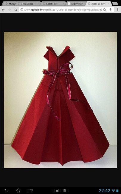 Pliage serviettes - 1