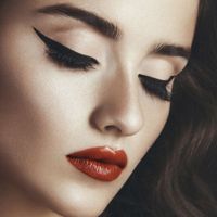 Le trait d'eyeliner et magnifique .. 