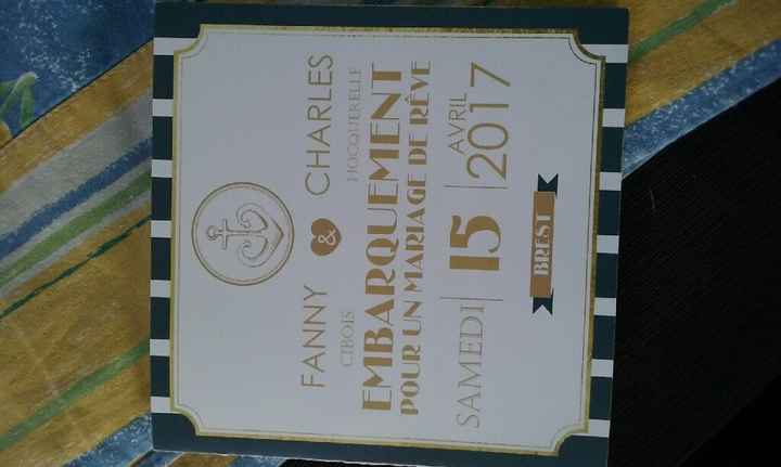 Le facteur est passé! 1er échantillon  fair-part - 1