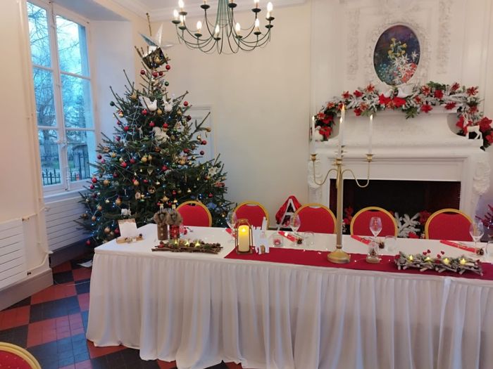 Décoration de salle Mariage de Noël 3