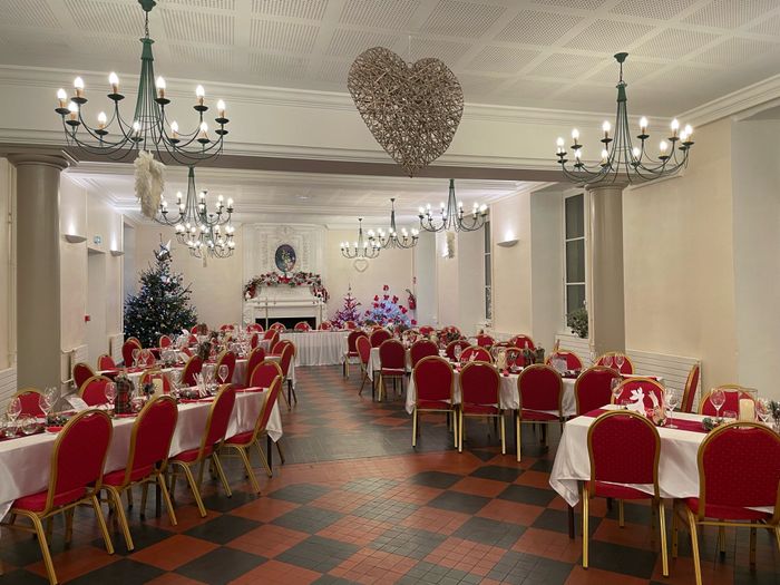 Décoration de salle Mariage de Noël 7