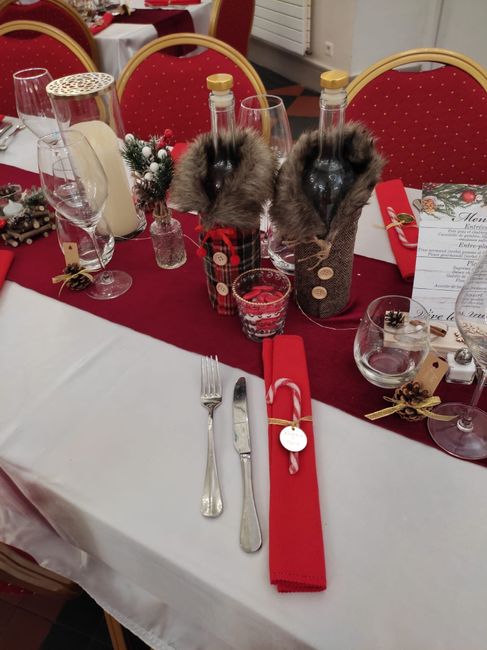Décoration de salle Mariage de Noël 10
