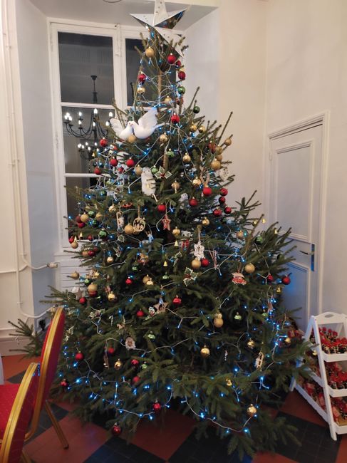 Décoration de salle Mariage de Noël 13