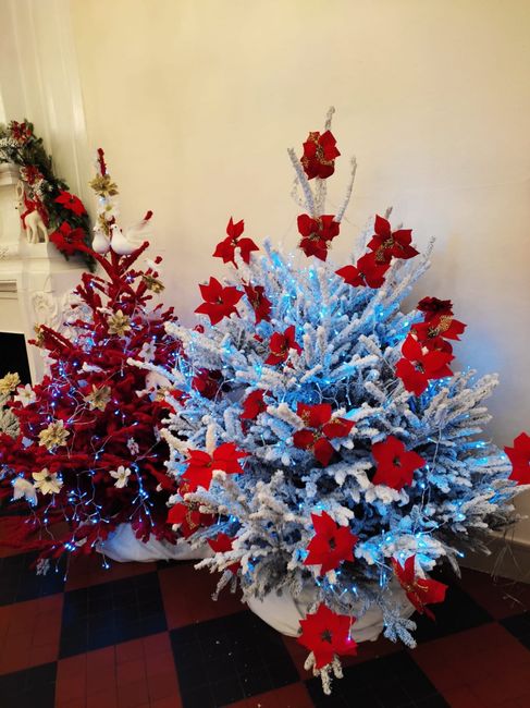Décoration de salle Mariage de Noël 14