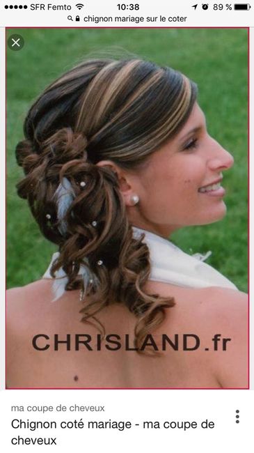 Chignon sur le côté - 1
