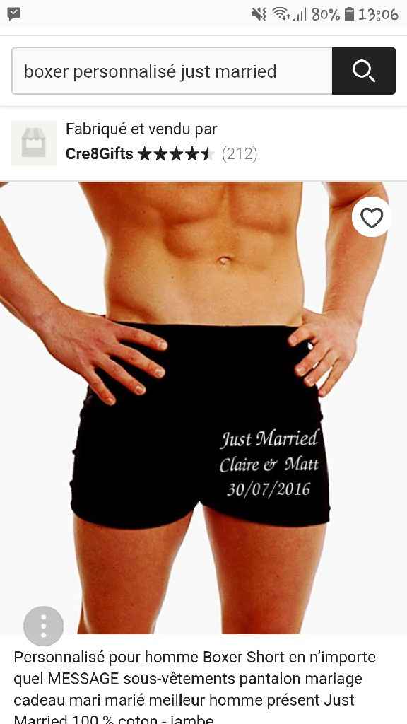 Cadeau pour le mariage - 2