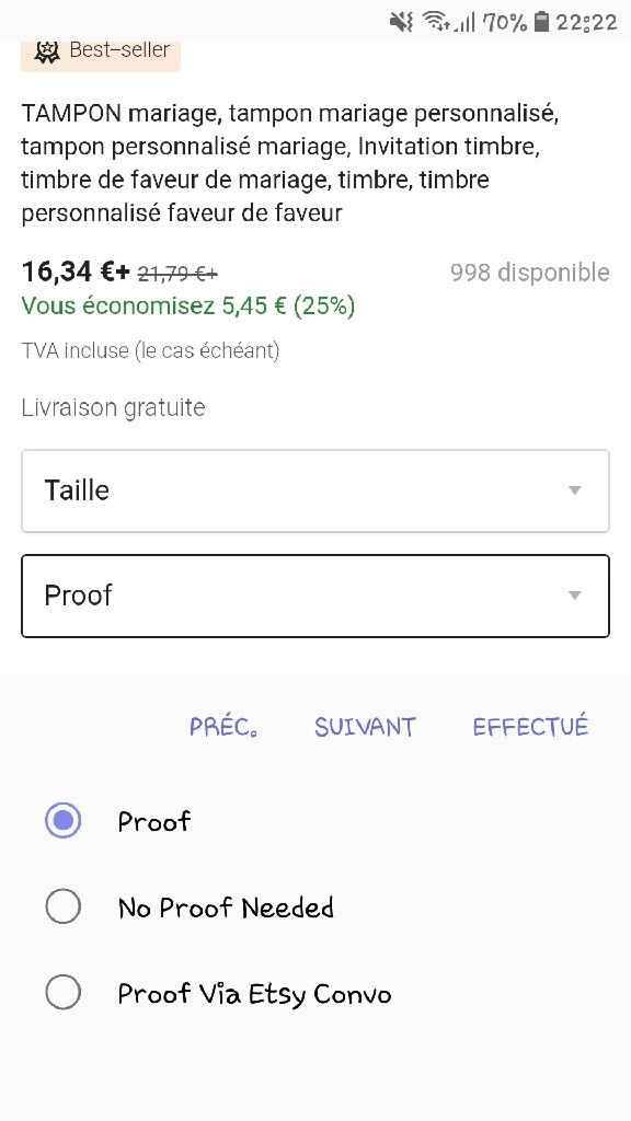 Tampon encreur personnalisé - 1
