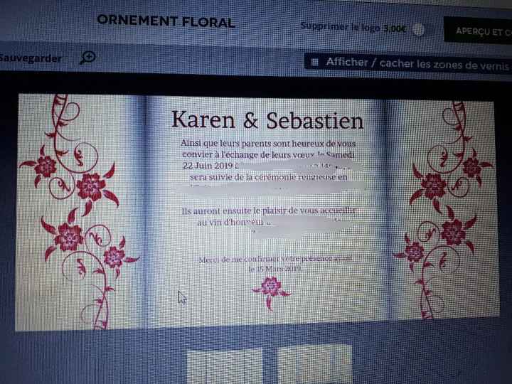 Faire part - 2