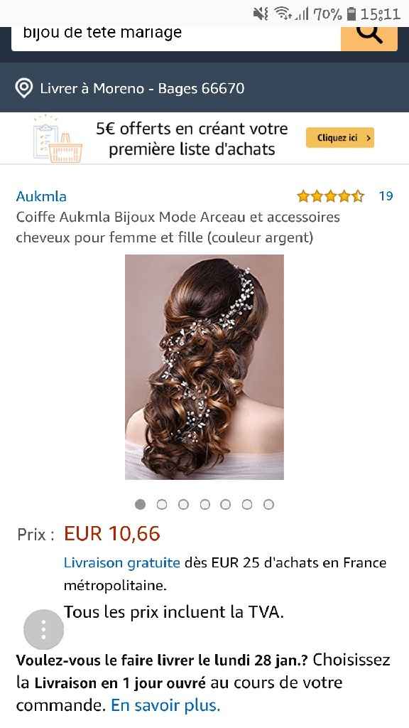 Recherche bijou de tete - 1