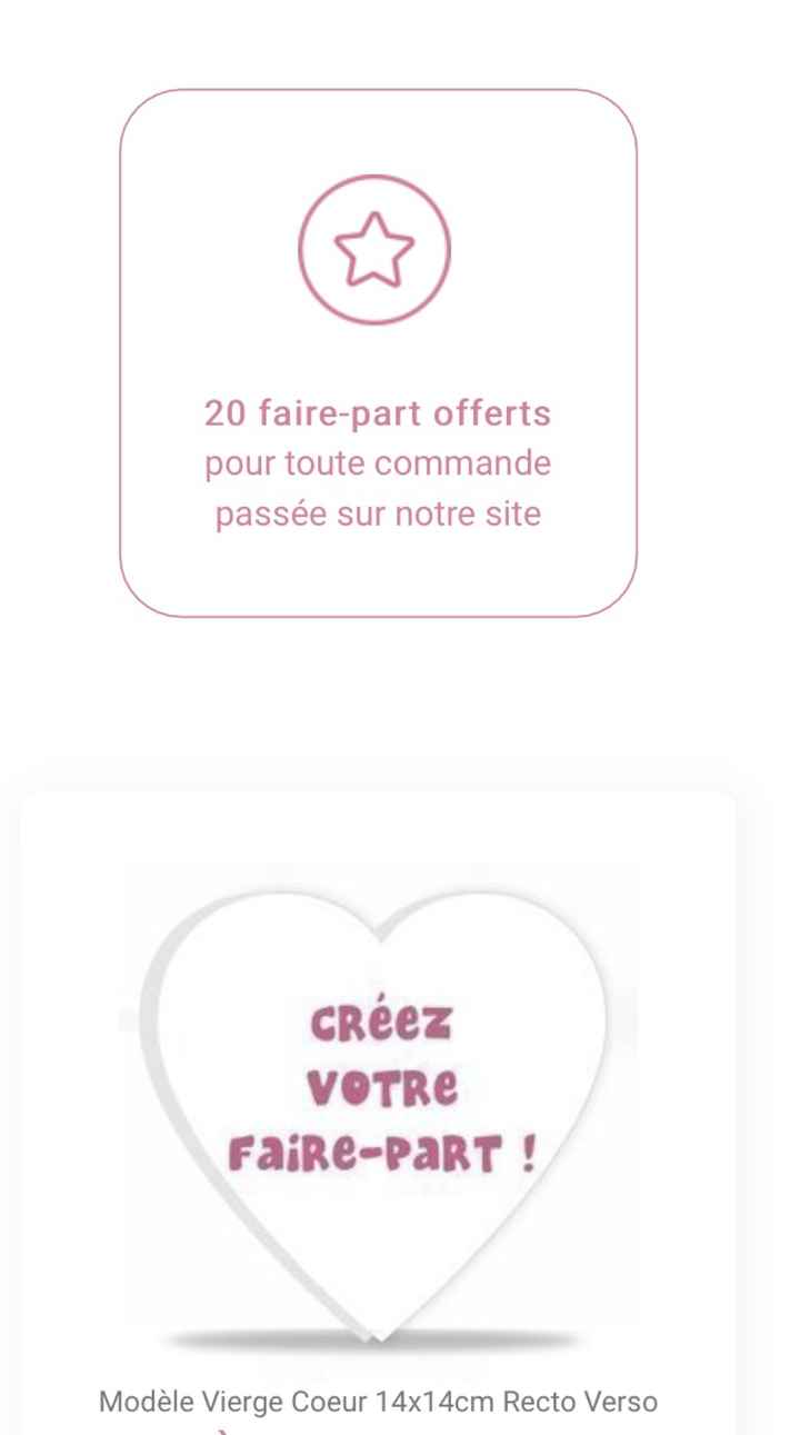 Bons plans carte remerciements - 1