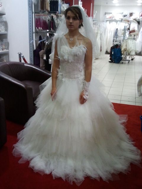 Ma robe pendant les essayage