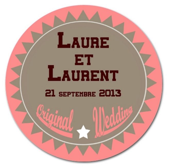 modèle d'étiquette sur lequel nous nous sommes inspirés