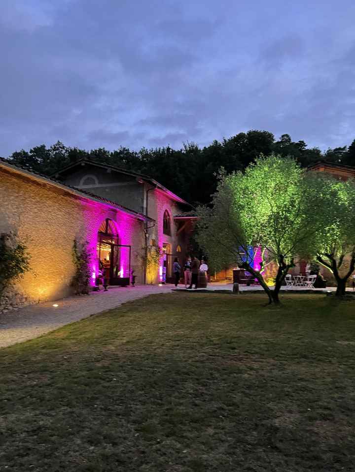 help eclairage Extérieur Terrasse mariage - 2