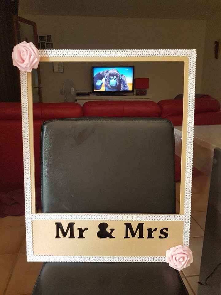 Cadre mr and mrs personnalisé - 1