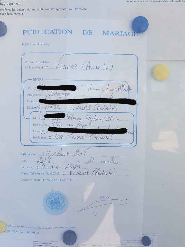 Publication des bancs 😍 - 1