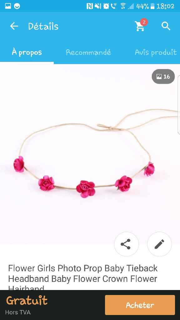 J'ai trouvée les roses pour mon chignon enfiin - 1