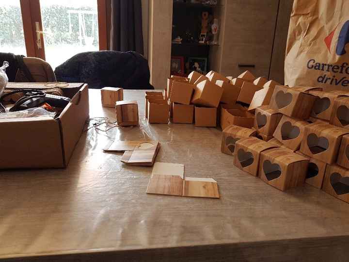 Avancement de la déco avec ma témoin - 1