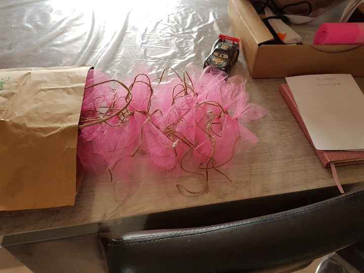 Nos avancés déco du week end avec mes témoins 😀😍 - 2