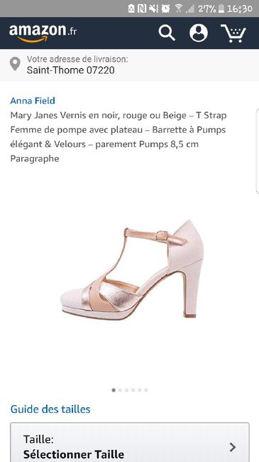  J'ai trouvée mes 2 paires de chaussures pour notre mariage 😍😍😀 - 3