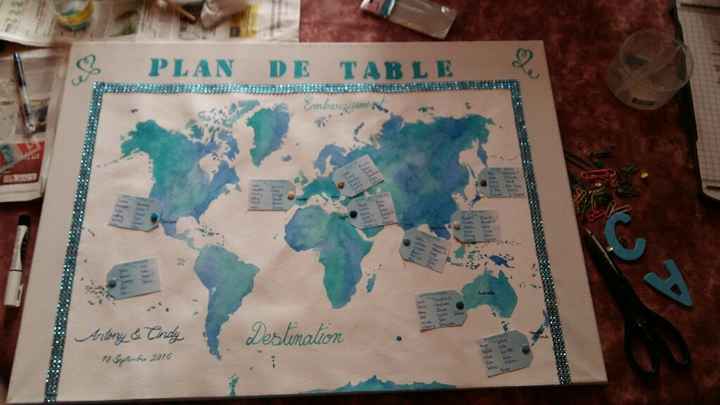 Encore des diy à j-3: plan de table et panneaux directionnels - 1
