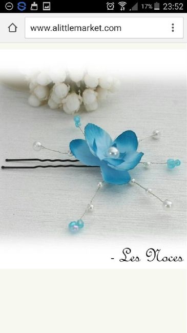 Bijoux ou accessoires pour cheveux. - 1