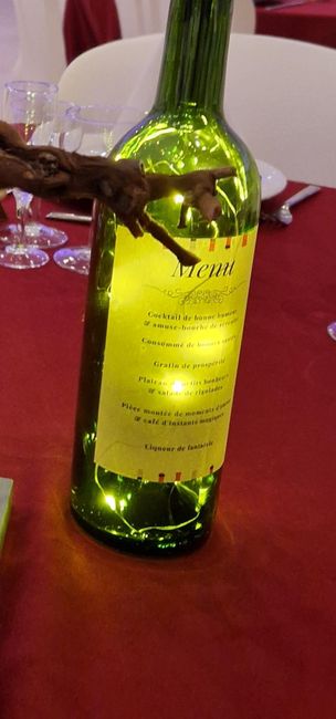 Seriez-vous gêné de ne pas avoir le menu annoncé pour le repas sur la table ? 1
