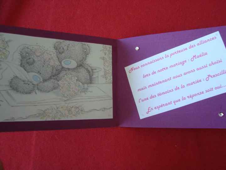 2ème page et 3ème page de la demande témoin