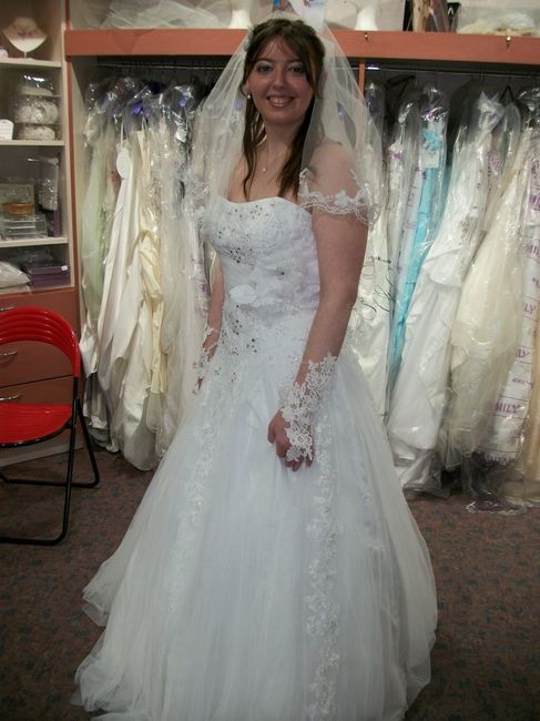 Essai de ma robe !! 