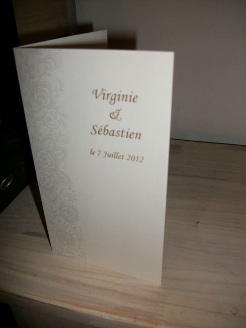 Nos Menus - page de garde