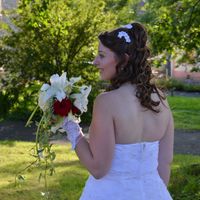 la mariée de dos 