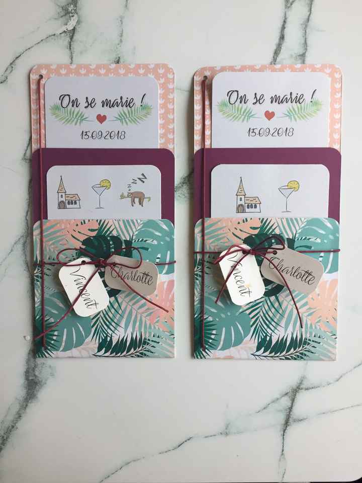 Vos photos de faire part faits maison - 1