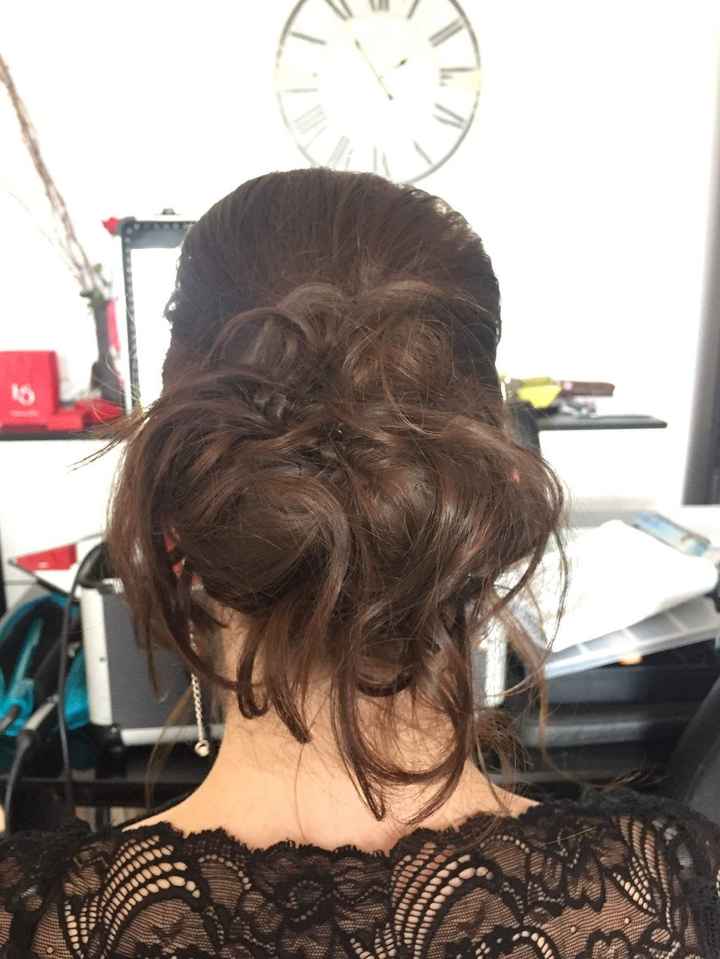 chignon arrière