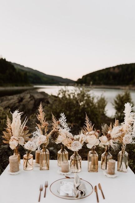Recherche pampas pour bouquets décoration (cérémonie + soirée) 2